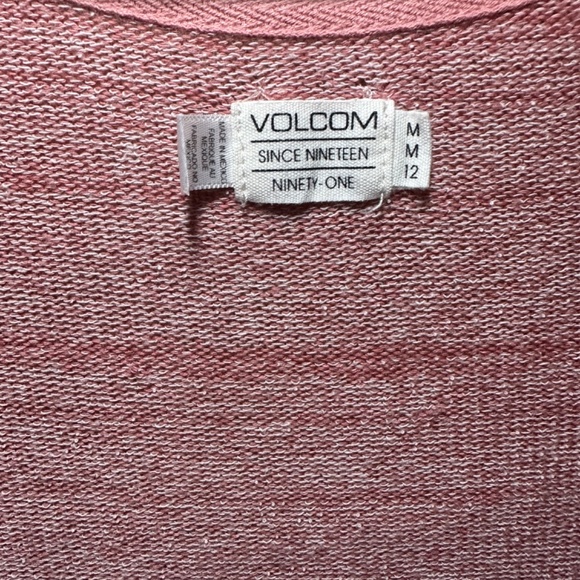 Salmon pink cardigan from Volcom size medium - Picture 4 of 5